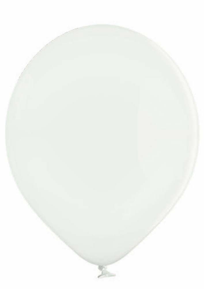 50 Ballons Standard - impression 1 couleur  (002 White)