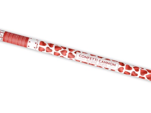CONFETTI CANNON HEARTS BIG
