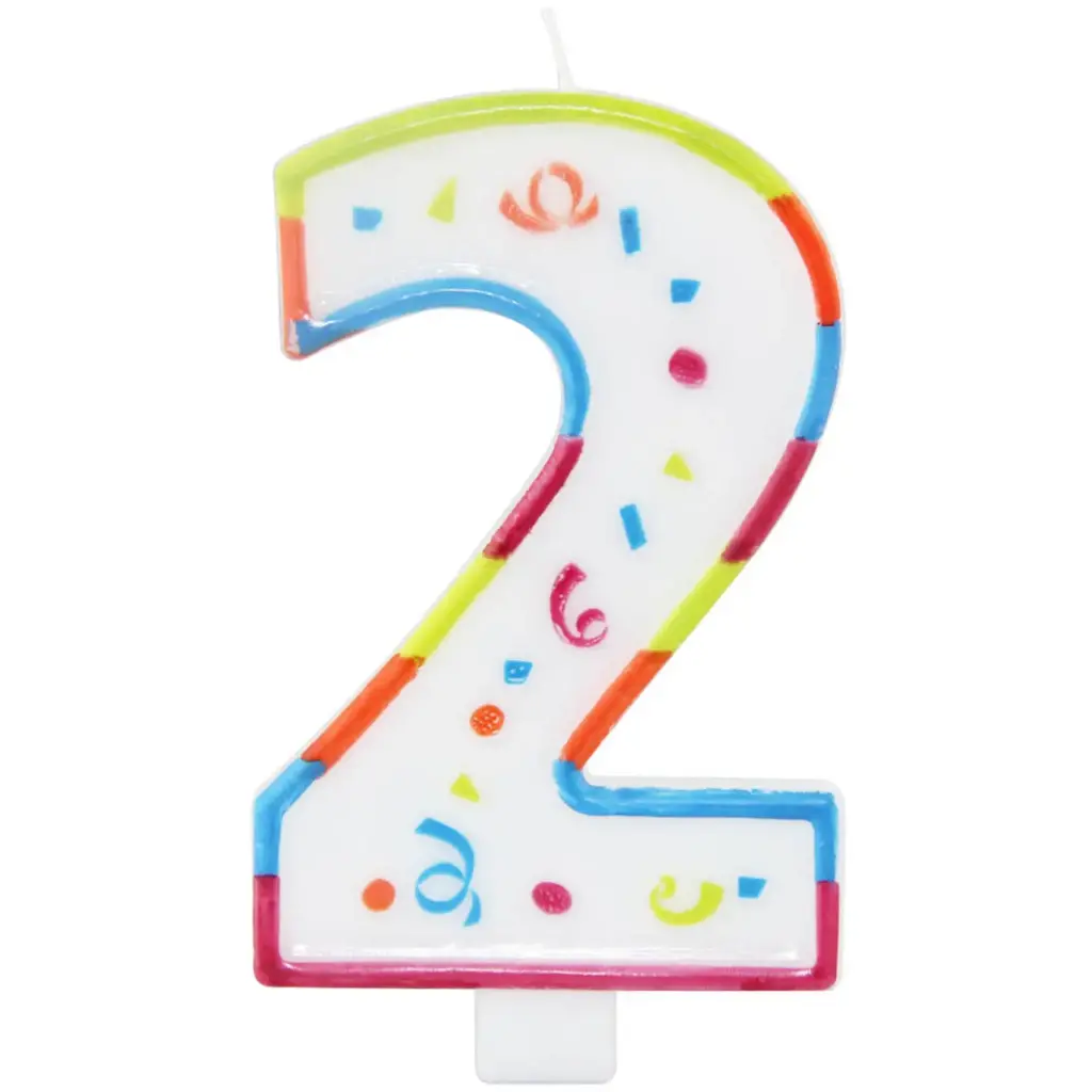 BIG CANDLES NUMBERS 2