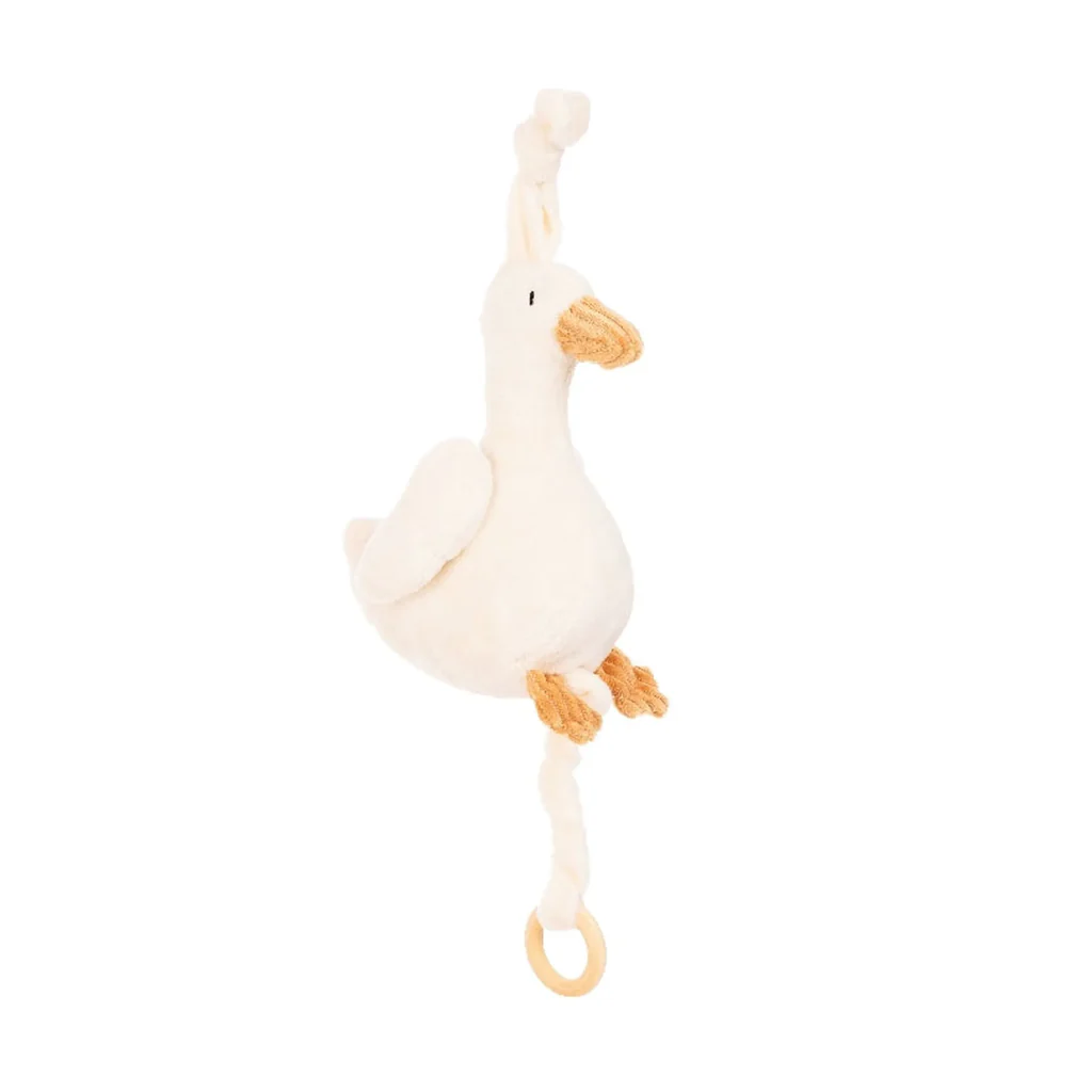 [2044] HOCHET BÉBÉ OIE 15 CM