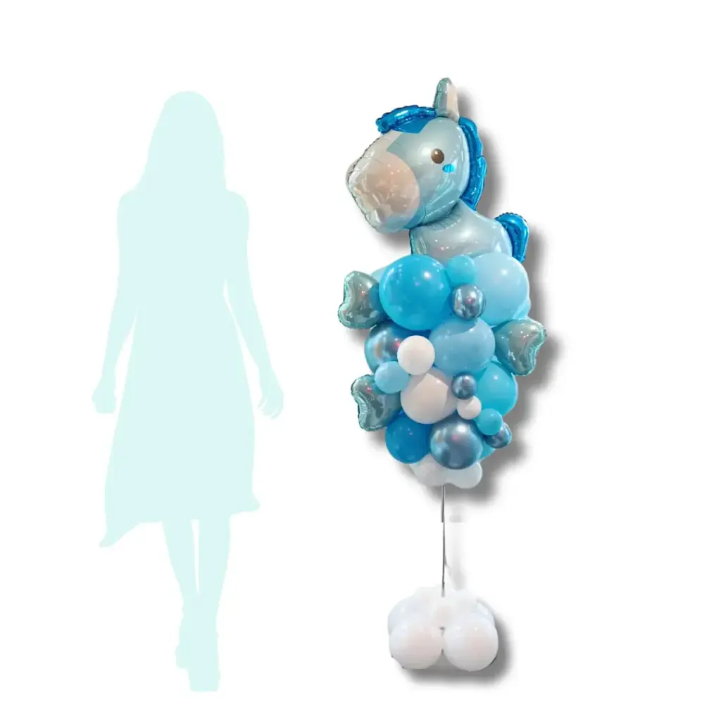 Lollipop unicorn baby Bleu