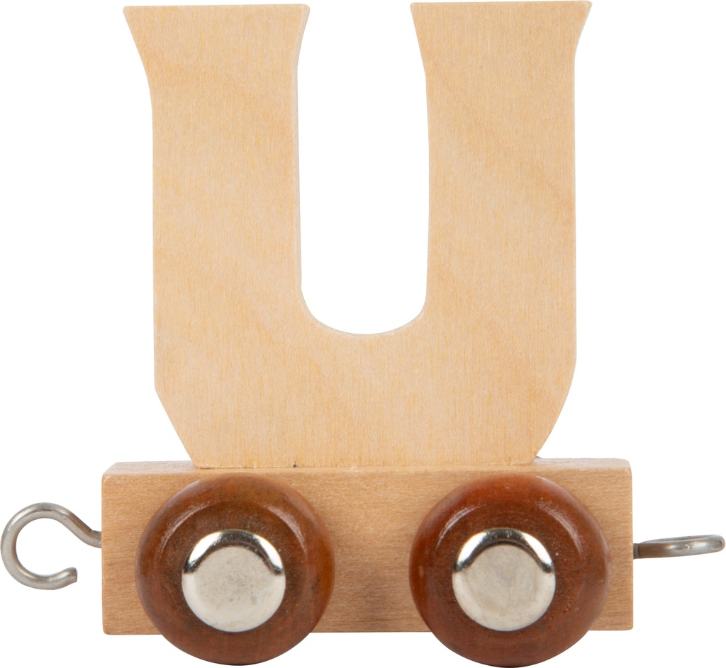 Train de lettre en bois U