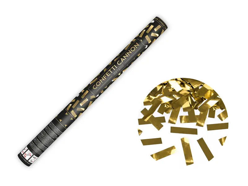 CONFETTI CANNON GOLD