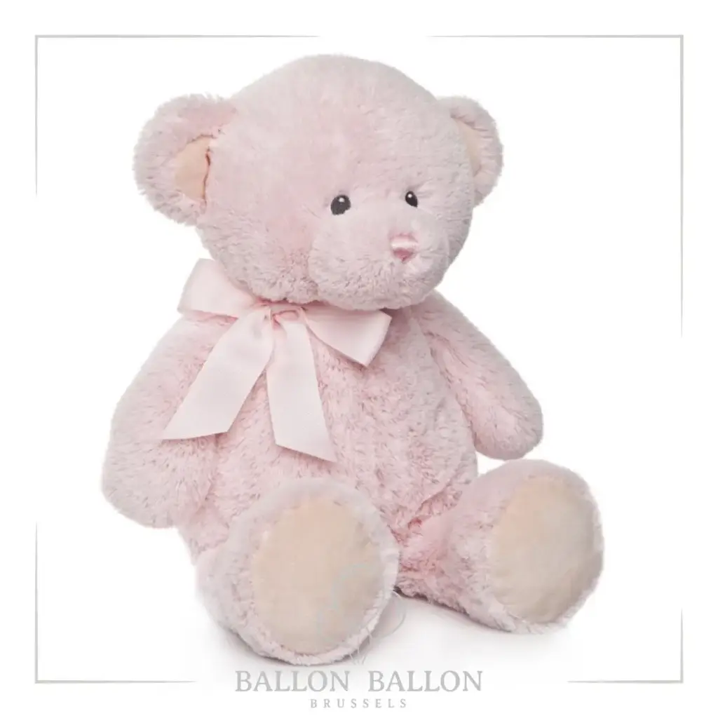 Ours en peluche rose (37cm)