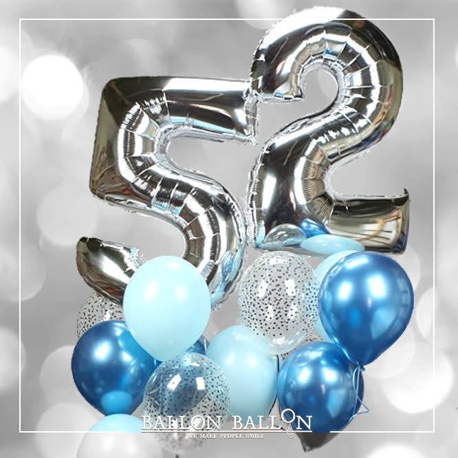 Bouquets 2 Chiffres argenté (1, 1)