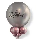 Reuze zilveren verjaardagsballon