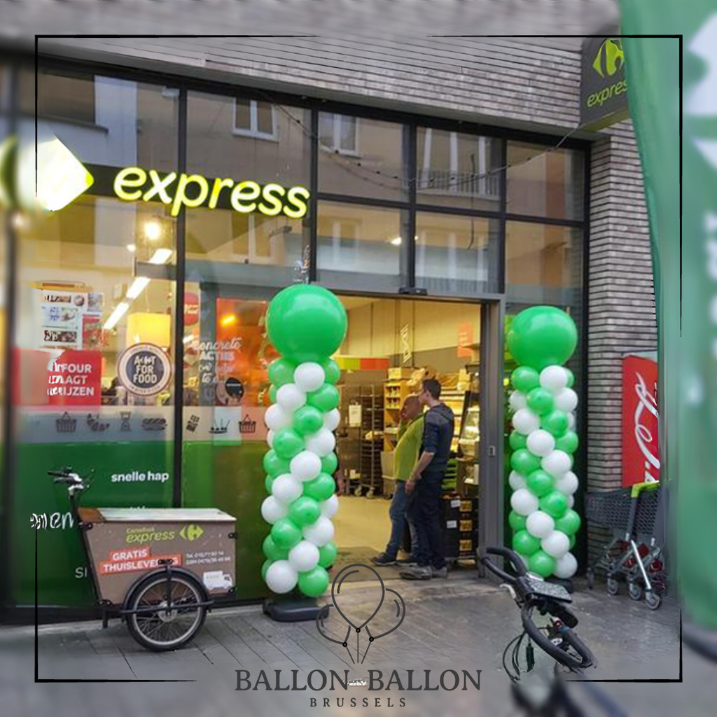 Colonnes de ballons (couleurs au choix)