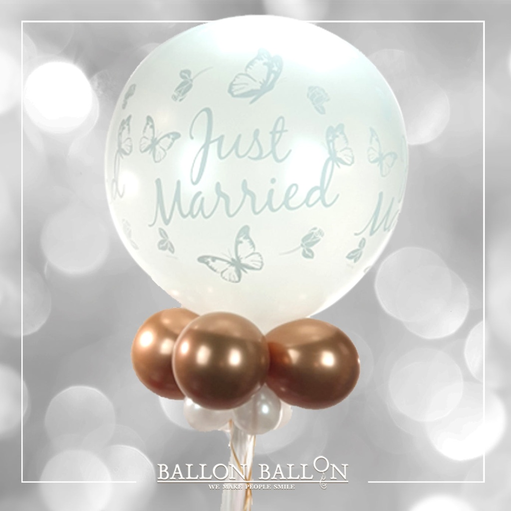 Ballon géant just married